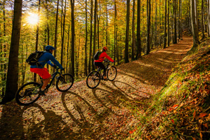Mountain biking